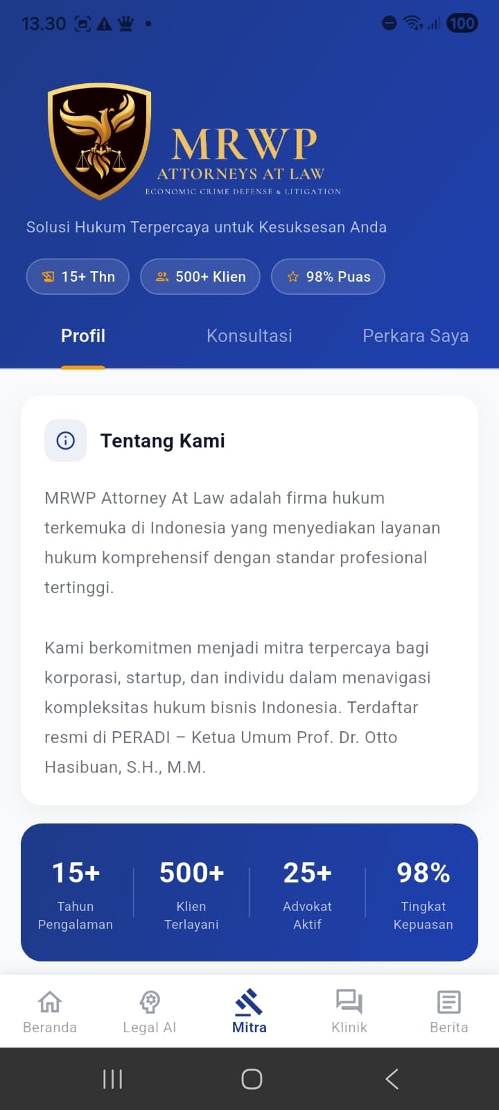 Partner Law Firm — MRWP Attorneys at Law profile & stats
