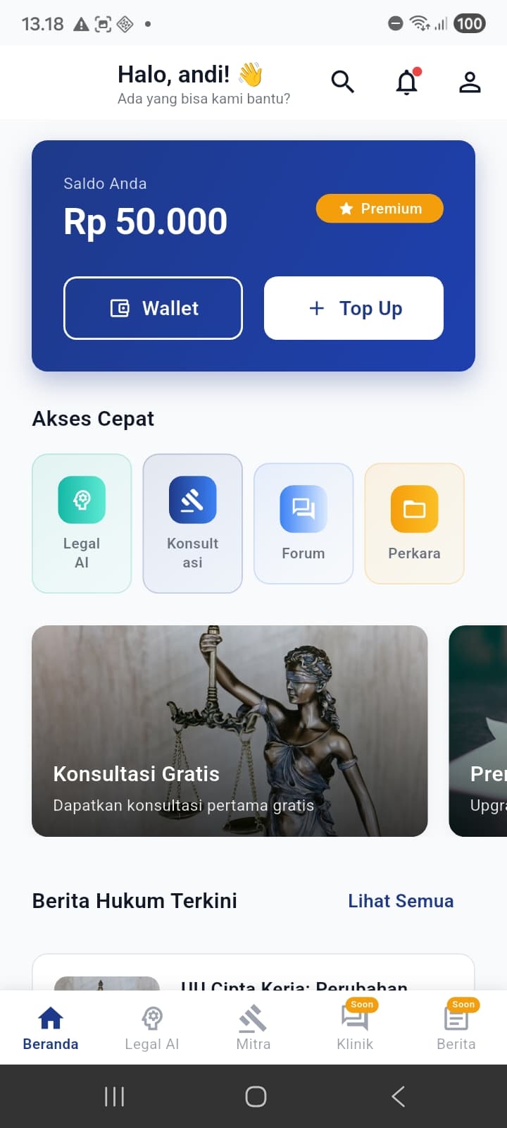Jaga Hukum — Integrated Legal Platform (Legal AI, Consultations & Partner Law Firm)